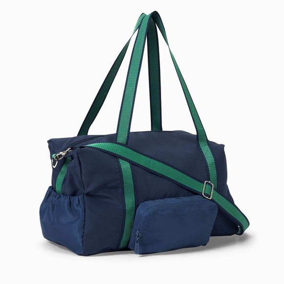 Thirty-one Packaway Duffle & Essential Cinch Backpack in Navy & Leaf Green main image 11